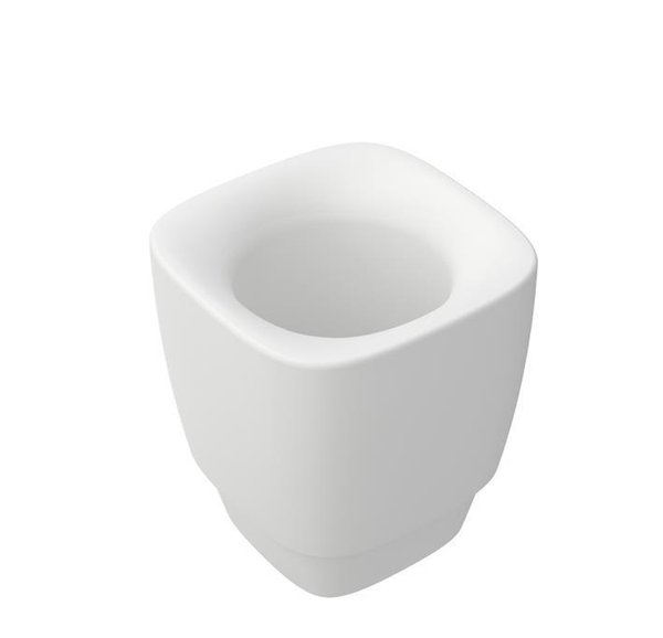 Behälter white Keramik Bürstengarnitur